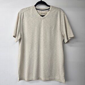 Tommy Bahama Cream Tencel T-shirt Size M